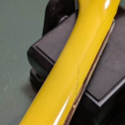 B.C. Rich ST Gunslinger Neck 80,90's Yellow NJ Made in Japan image 12