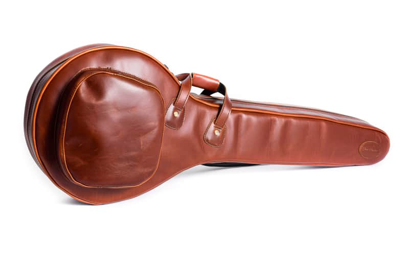 Banjo Gig Bag - 4/5 String - Leather - Glenn Cronkhite image 1