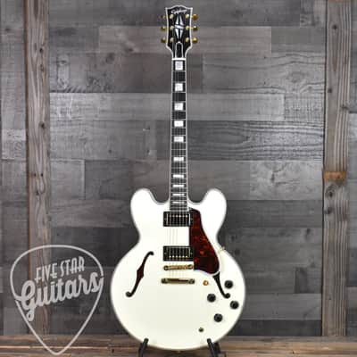 Epiphone Inspired by Gibson Custom 1959 ES-355 - Classic White with Hard Shell Case image 3