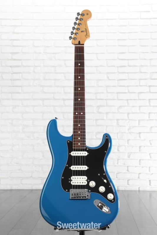 Fender Player II Modified Stratocaster HSS Electric Guitar - Electric Blue  Rosewood Fingerboard (StratP2MHREBd3)