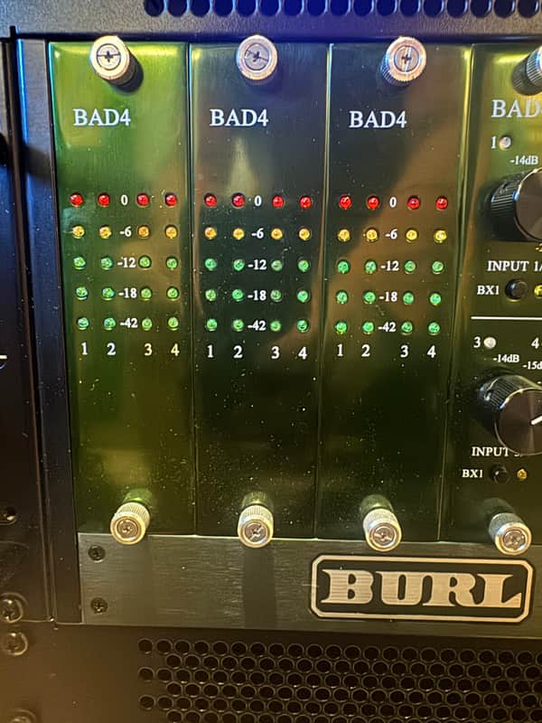 Burl BAD4 4-Channel Mothership A/D Converter Module 2010s - Green image 1
