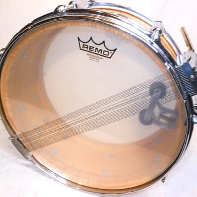 Vintage 1957 Slingerland 5.5x14" Knotty Pine Solid Maple Snare Drum image 5