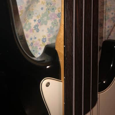 Fender Standard Jazz Bass Fretless with Rosewood Fretboard 1989 - 1997 - Black image 12