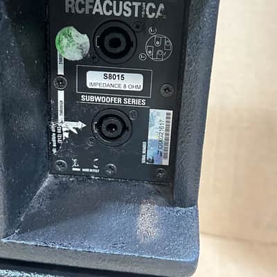 RCF S8015 15" Subwoofer 8 Ohm Passive Speaker #8015 (LOT OF 8) THS image 13