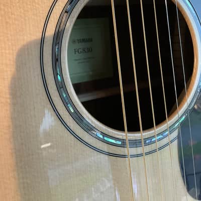 Brand New Yamaha FG830 Dreadnought Acoustic Guitar - Natural image 2