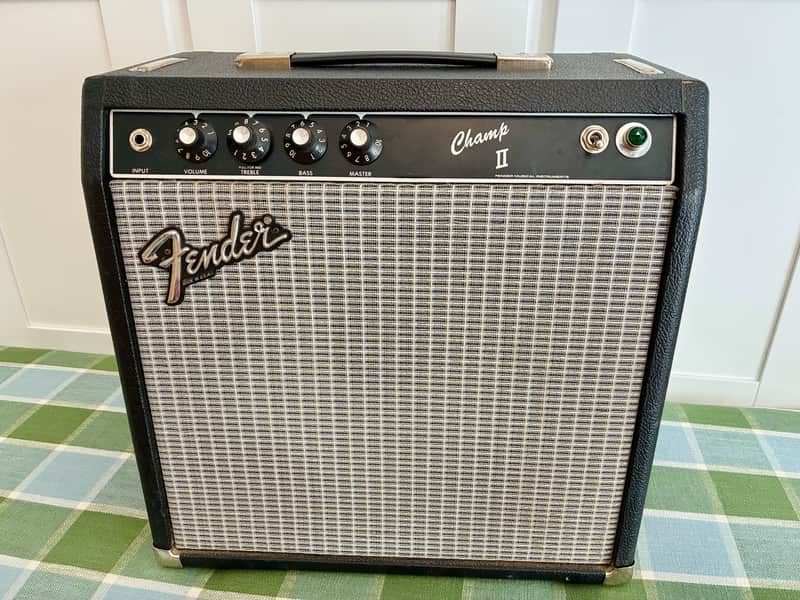 1982 Fender Champ II – Rivera Era – 18W 6V6 – 12" Eminence Red White & Blues image 1