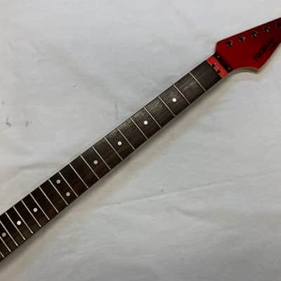 1985 JAPAN KRAMER FOCUS 3000 METALIC RED BEAK NECK FLOYD ROSE R2 NUT SHELF image 2