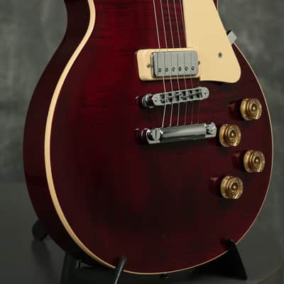 1999 Gibson Limited Edition Les Paul DELUXE Wine Red flame maple top image 8