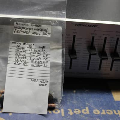 Restored Realistic 31-1988A 5 band Graphic Equalizer (2) image 5