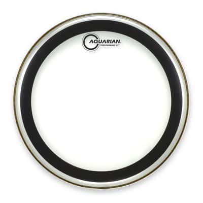 Aquarian - PF22 - 22" Performance II Clear Bass Drum image 1
