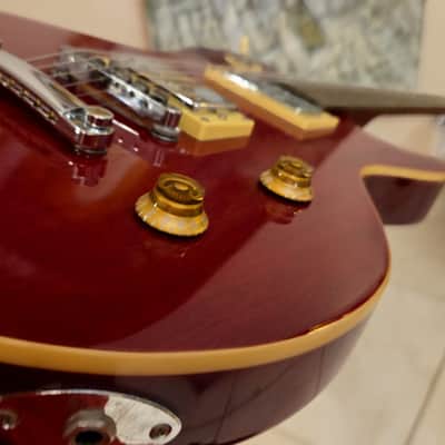 2004 Samick Avion Model AV-1/WR Greg Bennett Design,  Transparent Red image 9