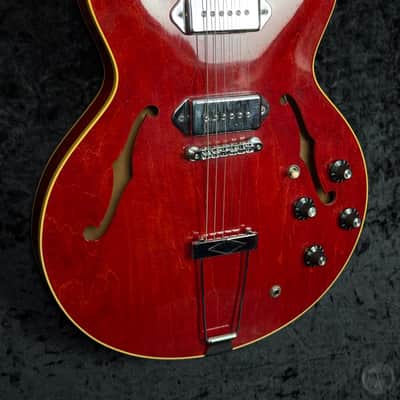 Gibson ES 330 TD from 1969 in cherry red finish with case image 7