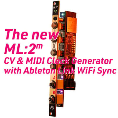 CIRCUIT HAPPY ML:2m CLOCK GENERATOR WITH ABLETON LINK : BRAND NEW :  [DETROIT MODULAR] image 3