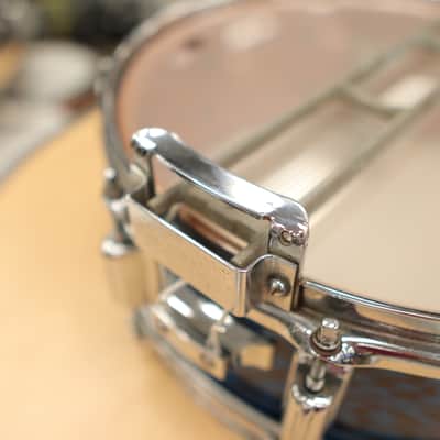 1969 Rogers Dyna-Sonic Wood 5x14" Snare Drum (Blue Onyx) image 22