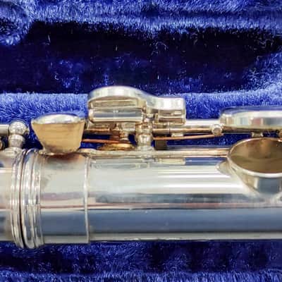 W.T. Armstrong Model 104 Student Flute Closed Hole C Foot w/ Original Case image 11