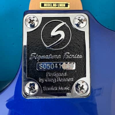 Samick Greg Bennett Malibu MB-1/MBM Electric Guitar – Blue – Very Good Condition image 13