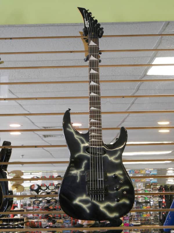 GTX 22 Lightning Bolt H/S Electric Guitar Reverse Headstock (MIK) image 1