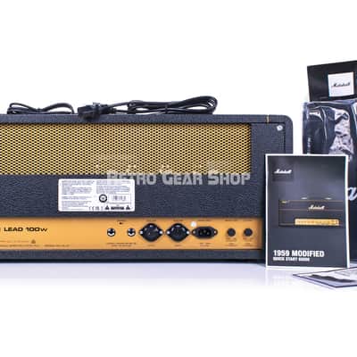 Marshall 1959 Modified 100-watt Amplifier Head Tube Guitar Amp Reissue MS Mod Shop 2026 Mint image 3