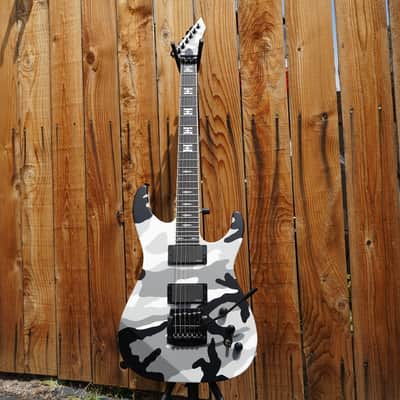 ESP Jeff Hanneman Signature Urban Camo 6-String Electric Guitar w/ Black Tolex Case (2022) image 2