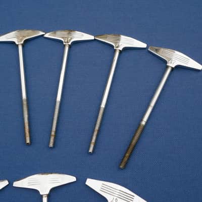 Sonor Signature Lite Hilite T-rods Tension Rods Bass Drum Lot of 7 Vintage image 3