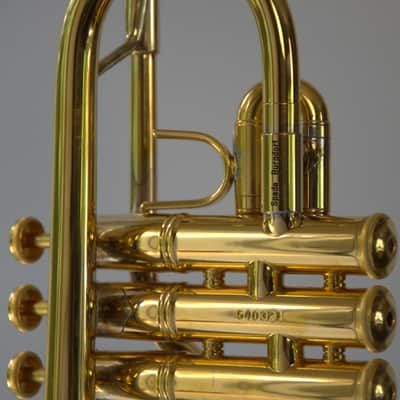 VERY RARE SPECIMEN BACH SPADA STRADIVARIUS EL Eb TRUMPET GOLD PLATED CONVERSION 236 image 12