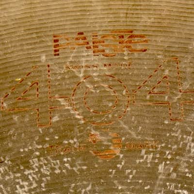 VINTAGE 22” Paiste 404 Ride 2458g image 2