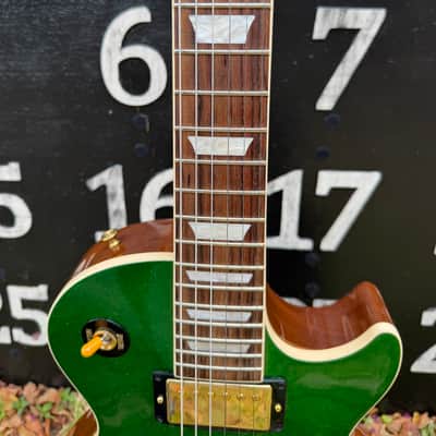 Gibson Mod Collection Les Paul Standard 60s Custom Green Sparkle Galactic Cactus 2026 image 9