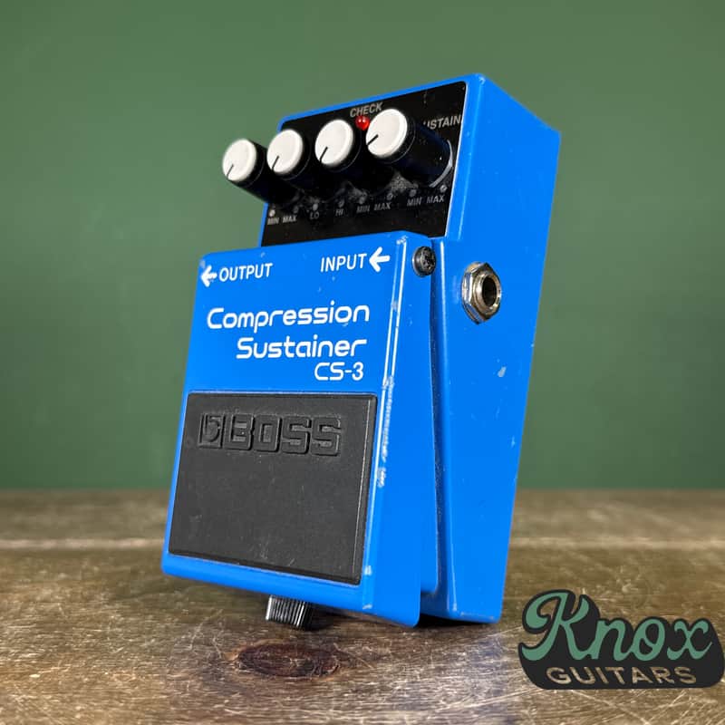 Boss CS-3 Compression Sustainer (Silver Label) 1997 - Present - Blue image 1