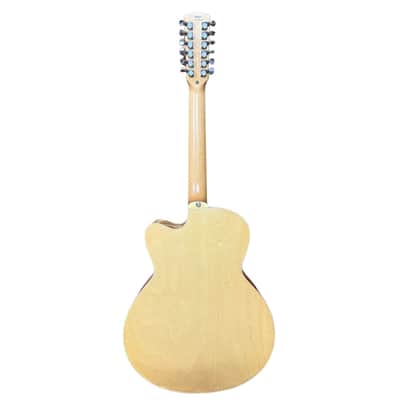 Alvarez AJ80CE12 Jumbo 12-String Electro-Acoustic Guitar - in Natural (Pre-Owned) image 4