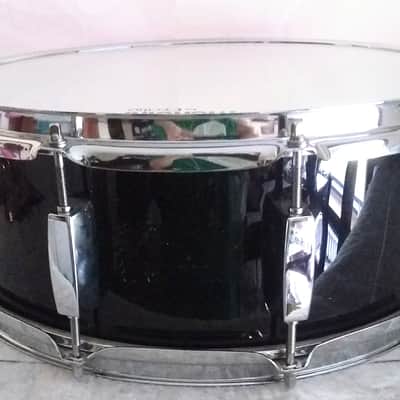 UNMARKED BEGINNER Snare Drum 14" x 5.5" Piano Black Wrap image 6