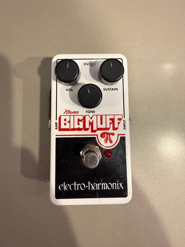 Electro-Harmonix Nano Big Muff Pi Distortion / Sustainer 2013 - Present - White / Black / Red image 1