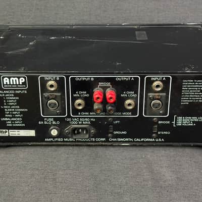 Vintage Amplified Music Products (A.M.P.) Power Amplifier Model 8000 1980s? image 6