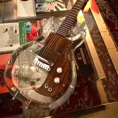 Ampeg Dan Armstrong electric Guitar 1970 AMAZING! - Clear Lucite image 14
