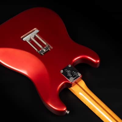 2005 Fender Artist Series Eric Johnson Signature Stratocaster with Maple Fretboard - Candy Apple Red | USA First Production Year Collector's Condition Quartersawn Maple Neck 3.38kg | OHSC image 14