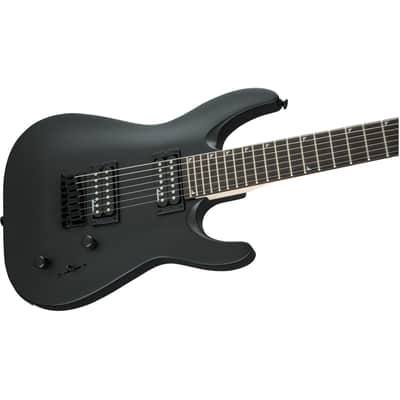 Jackson JS22-7 Dinky Arch Top DKA HT, Amaranth Fingerboard, Satin Black image 7