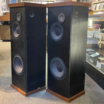 VINTAGE 1969-71 MADE IN JAPAN SANSUI SP50 2 WAY LOUDSPEAKERS FREE