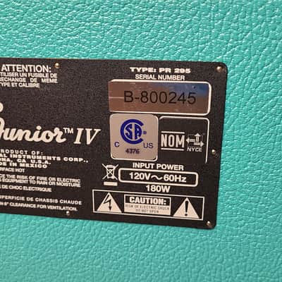 Fender FSR "LA Vice" Blues Junior amplifier image 5