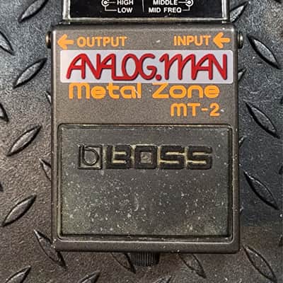 Boss Modded MT-2 Metal Zone Analogman Pro Mod Metal Distortion image 2