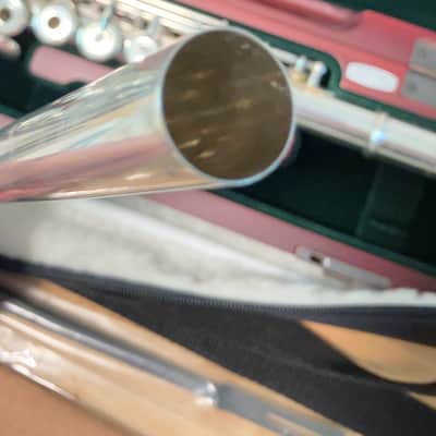Pearl 665 Coda Flute - 10k gold lip, C# trill, new case and cover image 5