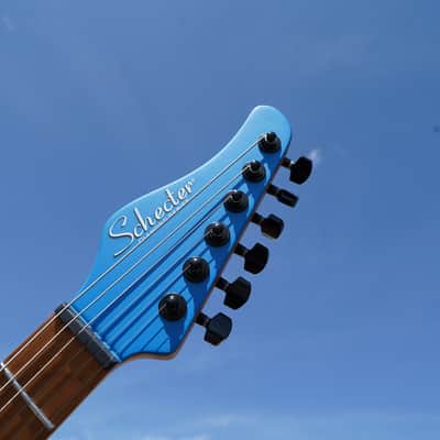 Schecter DIAMOND SERIES Aaron Marshall AM-6 Satin Royal Sapphire 6-String Electric Guitar image 4
