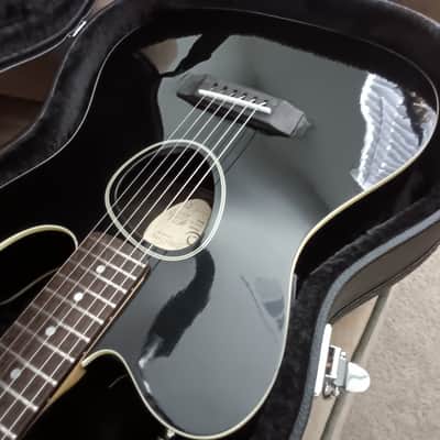 1980's Black  Kramer Danny Ferrington Acoustic / Electric guitar /Gator Case image 1