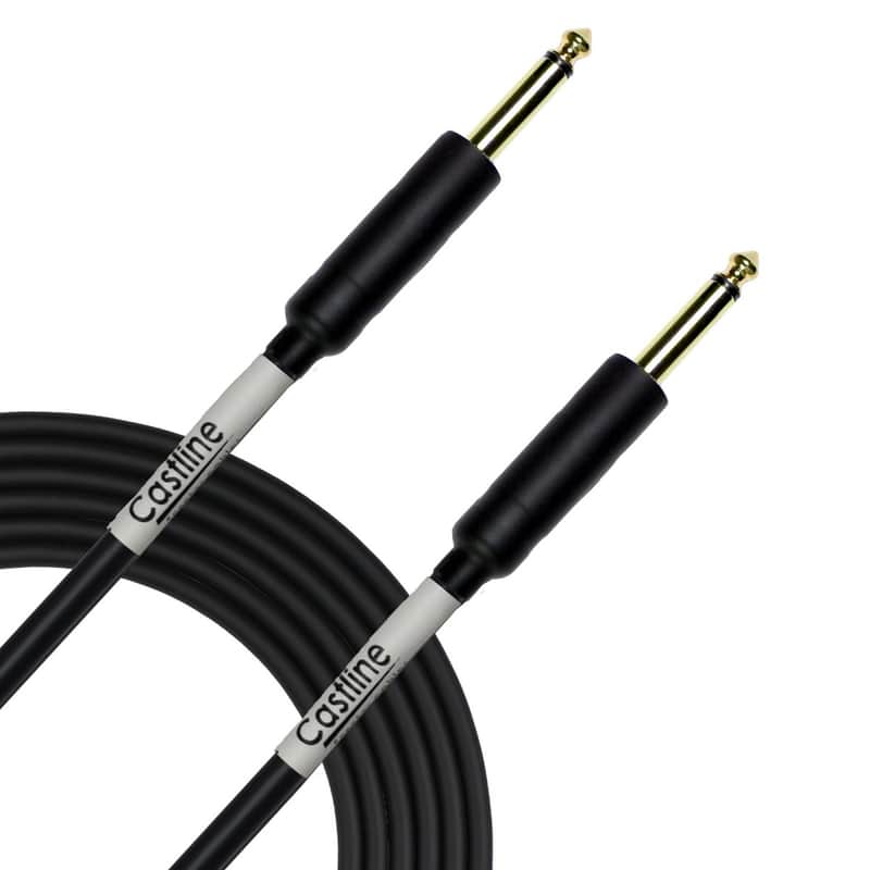 20 Ft Castline Gold 1/4" TS to 1/4" TS Speaker Cable Mogami 3082 image 1