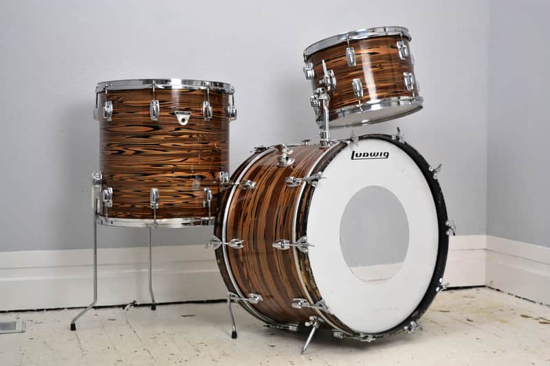 Ludwig S-320 Standard Series Drum Set with 22" Bass Drum 1969 - 1974 image 5