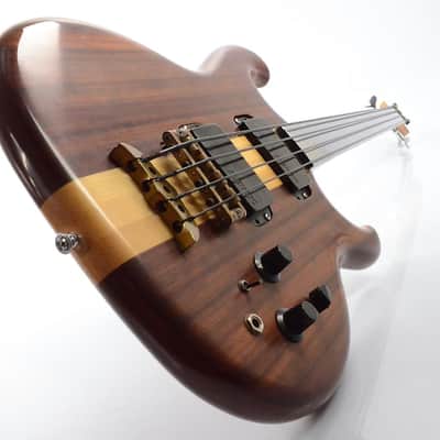 1984 ALEMBIC Spoiler Electric Bass w/ 4 Novatone Magnet Fretboards & Case #26856 image 6
