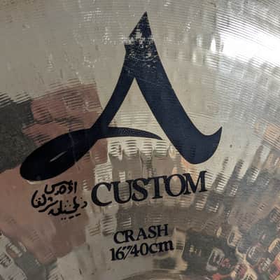 Zildjian 16" A Custom Crash Cymbal 1991 - Present - Brilliant image 4