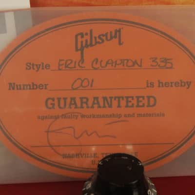 2005 Gibson ERIC CLAPTON CROSSROADS Custom Shop '64 ES-335 replica serial #001 image 22