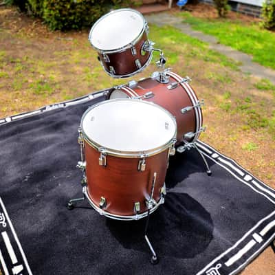 Rogers Cleveland 3-Piece Shell Pack in Satin Dark Mahogany, 22/13/16 image 8