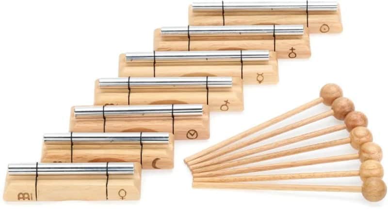 Meinl Sonic Energy Chakra Energy Chime Set - 7-piece Set image 1