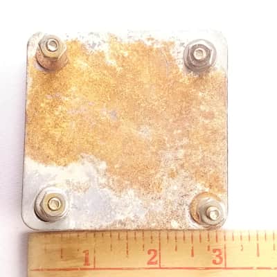 Gretsch Diamond Ride Tom Shell/Bass Drum Rail Mount Bracket Nickel Black Felt50s image 4