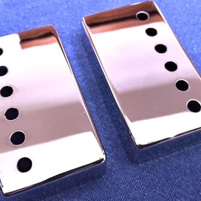D'Angelico Humbucking Pickup Covers Chrome 2020 - Chrome image 9